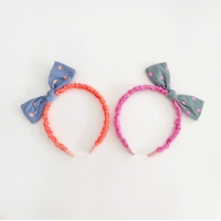 Girl Hairband Bow Polkadot (GHB8789)